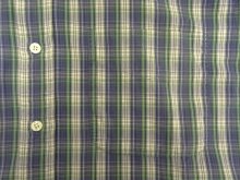 他の写真2: 90'S RRL 三ツ星タグ ポプリン マチ付き 半袖 3点留め BDシャツ チェック柄 (VINTAGE)