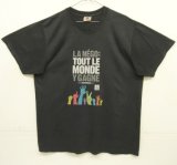 TOUT LE MONDE Y GAGNE 半袖 Tシャツ ブラック (VINTAGE)