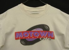 他の写真1: 90'S MOTOWN CAFE シングルステッチ 半袖 Tシャツ ホワイト (VINTAGE)