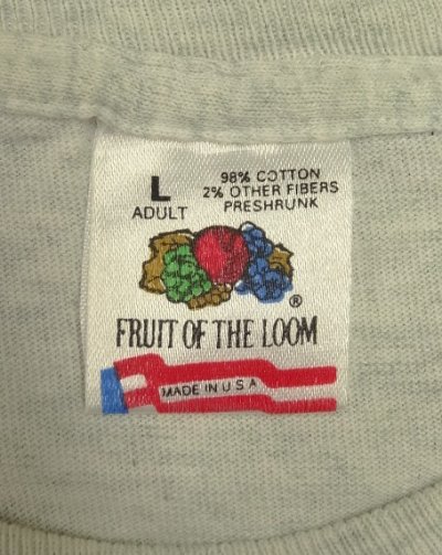 画像2: 90'S UNKNOWN ペンケーススケッチ シングルステッチ 半袖 Tシャツ アッシュグレー USA製 (VINTAGE)