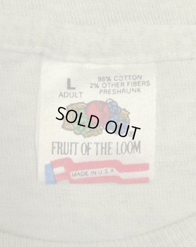 画像2: 90'S UNKNOWN ペンケーススケッチ シングルステッチ 半袖 Tシャツ アッシュグレー USA製 (VINTAGE)