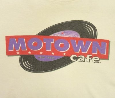 画像2: 90'S MOTOWN CAFE シングルステッチ 半袖 Tシャツ ホワイト (VINTAGE)