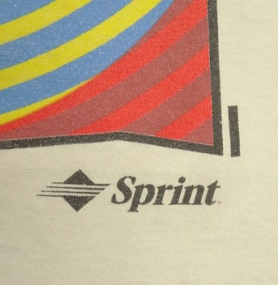 画像3: 90'S SPRINT "9CENTS.NOT NONSENSE." 両面プリント 半袖 Tシャツ ホワイト (VINTAGE)