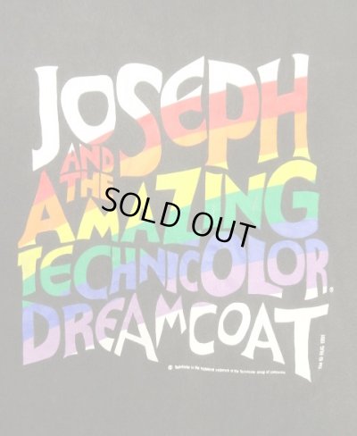 画像3: 90'S JOSEPH AND THE AMAZING TECHNICOLOR DREAMCOAT シングルステッチ 半袖 Tシャツ ブラック (VINTAGE)