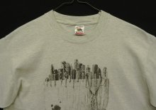 他の写真1: 90'S UNKNOWN ペンケーススケッチ シングルステッチ 半袖 Tシャツ アッシュグレー USA製 (VINTAGE)
