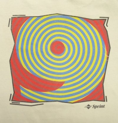 画像2: 90'S SPRINT "9CENTS.NOT NONSENSE." 両面プリント 半袖 Tシャツ ホワイト (VINTAGE)