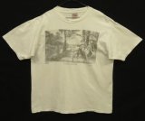 90'S JOE BELT "VICTORY IN THE SWAMP" シングルステッチ 半袖 Tシャツ ホワイト USA製 (VINTAGE)