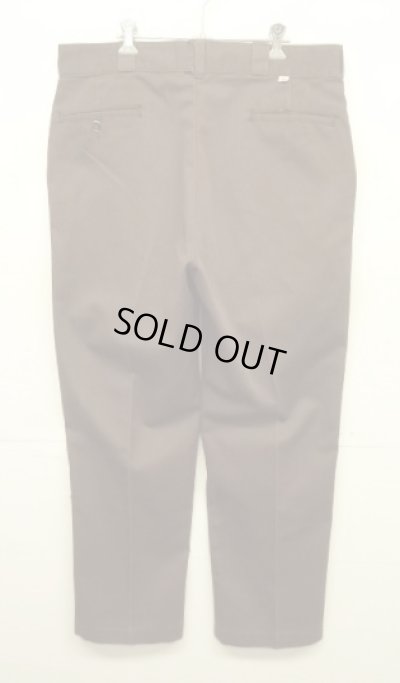 画像1: 80'S DICKIES 874 チビタグ ワークパンツ ブラウン W38L31 USA製 (VINTAGE)