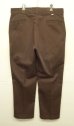 画像1: 80'S DICKIES 874 チビタグ ワークパンツ ブラウン W38L31 USA製 (VINTAGE) (1)