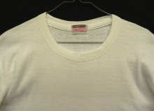 他の写真1: 60'S STANFIELD'S 袖先リブ 半袖 Tシャツ ホワイト (VINTAGE)