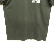 他の写真3: 90'S REFEREE シングルステッチ 両面プリント 半袖 Tシャツ フェードブラック USA製 (VINTAGE)