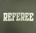 画像2: 90'S REFEREE シングルステッチ 両面プリント 半袖 Tシャツ フェードブラック USA製 (VINTAGE) (2)