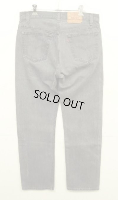 画像3: 80'S LEVIS 501 デニム 先染めブラック USA製 W33L30 (VINTAGE)