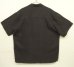 画像3: THE HAVANERA CO レーヨン/ポリ 半袖 オープンカラーシャツ ブラック/オフホワイト 刺繍入り (USED) (3)