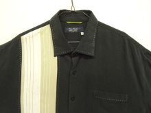 他の写真1: NAT NAST シルク 半袖 ボックスシャツ ブラック/ベージュ＆ホワイト (USED)