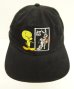 画像2: LOONEY TUNES 6パネル ベースボールキャップ ブラック USA製 (USED) (2)