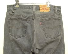 他の写真3: 80'S LEVIS 501 デニム 先染めブラック USA製 W33L30 (VINTAGE)
