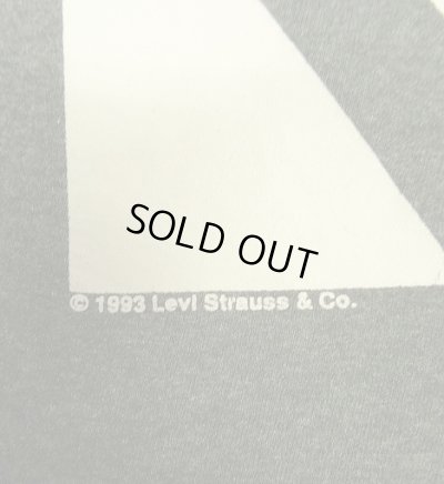 画像4: 90'S Levis 501 "REAL" シングルステッチ 半袖 Tシャツ チャコール USA製 (VINTAGE)