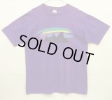 80~90'S PATAGONIA 旧タグ シングルステッチ 半袖 Tシャツ グレープ USA製 (VINTAGE)