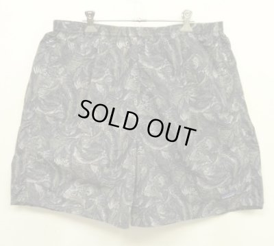 画像1: 90'S PATAGONIA "BAGGIES SHORTS" ナイロン バギーズショーツ 渦巻柄 (VINTAGE)
