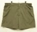 画像1: PATAGONIA バックジップ付きポケット ナイロンショーツ ダークカーキ (USED) (1)
