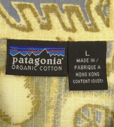 画像2: 90'S PATAGONIA コットン 半袖 アロハシャツ 総柄 (VINTAGE)