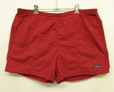 画像1: 90'S PATAGONIA "BAGGIES SHORTS" ナイロン バギーズショーツ バーガンディ (VINTAGE)