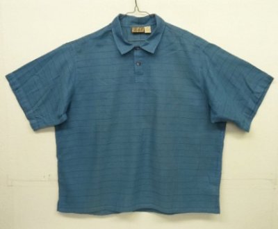 画像1: 90'S PATAGONIA "AIR CONDITIONED SHIRT" 半袖 プルオーバー ボックスシャツ ボーダー柄 (DEADSTOCK)