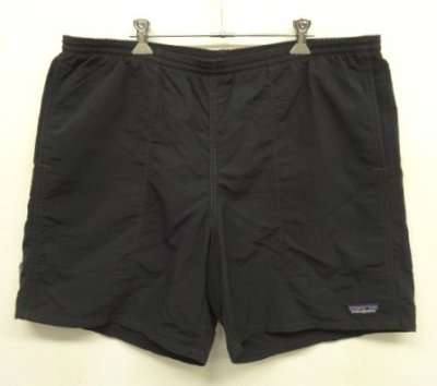 画像1: 00'S PATAGONIA "BAGGIES SHORTS" ナイロン バギーズショーツ ブラック (VINTAGE)