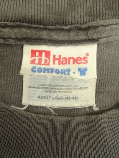 画像2: 90'S 魚プリント 半袖 Tシャツ フェードブラック (VINTAGE)