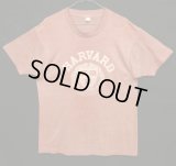 80'S HARVARD シングルステッチ 半袖 Tシャツ フェードバーガンディ USA製 (VINTAGE)