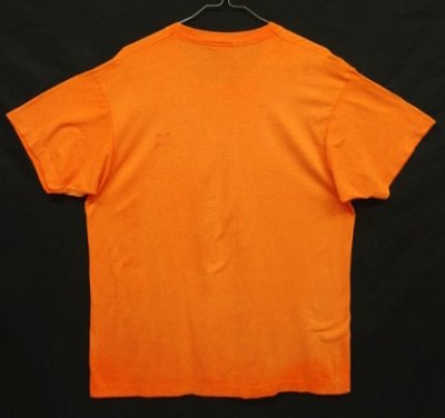 画像4: 80'S BUD LIGHT シングルステッチ 半袖 Tシャツ オレンジ (VINTAGE)