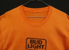 他の写真1: 80'S BUD LIGHT シングルステッチ 半袖 Tシャツ オレンジ (VINTAGE)