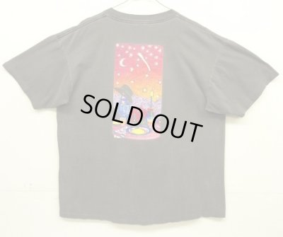 画像4: 90'S TASTE OF VAIL シングルステッチ 両面プリント 半袖 Tシャツ フェードブラック USA製 (VINTAGE)