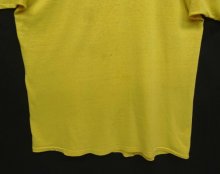 他の写真3: 80'S STEVE'S PLACE シングルステッチ 両面プリント 半袖 Tシャツ イエロー (VINTAGE)