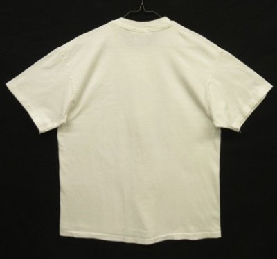 画像5: 90'S CLAUDE MONET "ON THE BOAT" シカゴ美術館 シングルステッチ 半袖 Tシャツ ホワイト USA製 (VINTAGE)