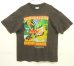 画像1: 80'S THE RAIN FOREST シングルステッチ 半袖 Tシャツ フェードブラック USA製 (VINTAGE) (1)