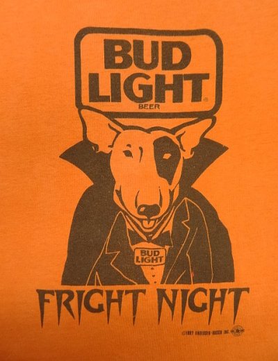 画像2: 80'S BUD LIGHT シングルステッチ 半袖 Tシャツ オレンジ (VINTAGE)