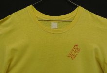他の写真1: 80'S STEVE'S PLACE シングルステッチ 両面プリント 半袖 Tシャツ イエロー (VINTAGE)