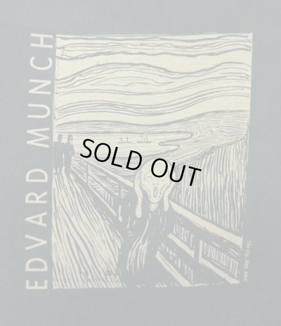 画像3: 90'S EDVARD MUNCH "THE CRY" シカゴ美術館 半袖 Tシャツ ブラック (VINTAGE)