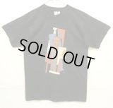 00'S PABLO PICASSO "HARLEQUIN 1915 " オフィシャル 半袖 Tシャツ ブラック (VINTAGE)