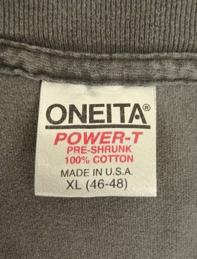 画像2: 90'S TASTE OF VAIL シングルステッチ 両面プリント 半袖 Tシャツ フェードブラック USA製 (VINTAGE)