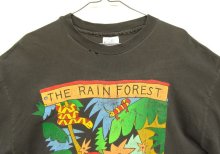 他の写真1: 80'S THE RAIN FOREST シングルステッチ 半袖 Tシャツ フェードブラック USA製 (VINTAGE)
