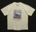 画像1: 90'S CLAUDE MONET "ON THE BOAT" シカゴ美術館 シングルステッチ 半袖 Tシャツ ホワイト USA製 (VINTAGE) (1)