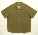 画像1: 90'S RALPH LAUREN "BONNARD" シルク/リネン 半袖 オープンカラーシャツ 総柄 (VINTAGE) (1)