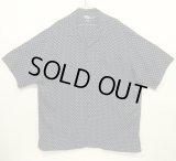 90'S RALPH LAUREN "CLAYTON" レーヨン 半袖 オープンカラーシャツ ネイビー/ポルカドット (VINTAGE)