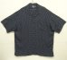 画像1: 90'S RALPH LAUREN "CLAYTON" レーヨン 半袖 オープンカラーシャツ ネイビー/ポルカドット (VINTAGE) (1)