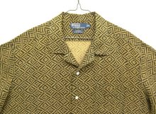 他の写真1: 90'S RALPH LAUREN "BONNARD" シルク/リネン 半袖 オープンカラーシャツ 総柄 (VINTAGE)