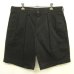 画像1: 90'S RALPH LAUREN "TYLER SHORT" ツープリーツ チノショーツ ブラック (VINTAGE) (1)