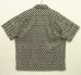 画像3: 90'S RALPH LAUREN "ADAMS" コットン 半袖 オープンカラーシャツ ブラック/小花柄 (VINTAGE) (3)